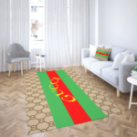 Gucci Stripe Luxury Area Rug 04 For Floor Mats Keep Warm In Winter Mat