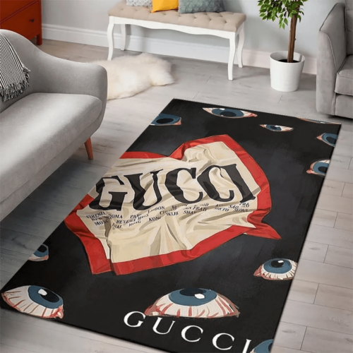 Gucci Eyes Luxury Area Rug For Home Decorations Mat