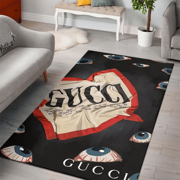 Gucci Eyes Luxury Area Rug For Home Decorations Mat
