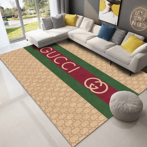 Gucci Stripe Luxury Area Rug 08 For Floor Mats Keep Warm In Winter Mat