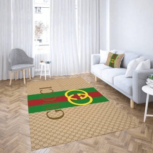 Gucci Stripe Luxury Area Rug For Home Decorations Mat Type 2