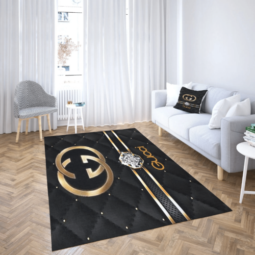 Gucci Diamond Luxury Area Rug For Home Decorations Mat