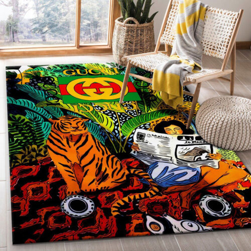 Gucci Logo Area Rugs Living Room Rug Floor Decor Home Decor - Rugs