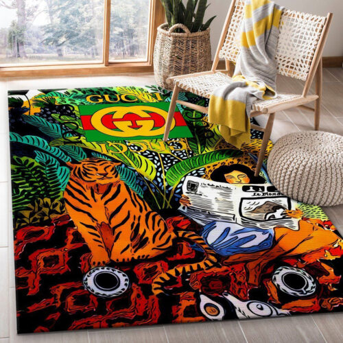 Gucci Logo Type 1280 Hypebeast Living Room Home Decor Area Carpet Luxury Fashion Brand Gift For Lover Hot Item Door Mat Floor Decor